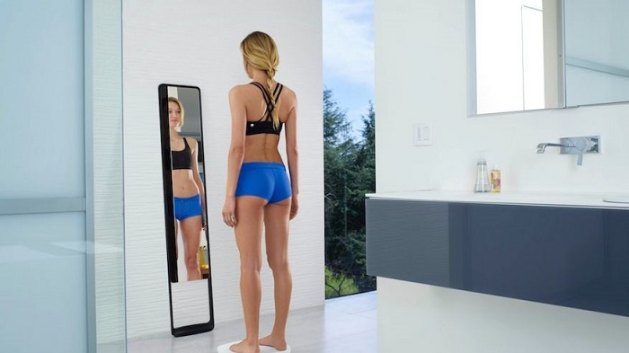 `Magic` mirror reveals body changes as you get fit